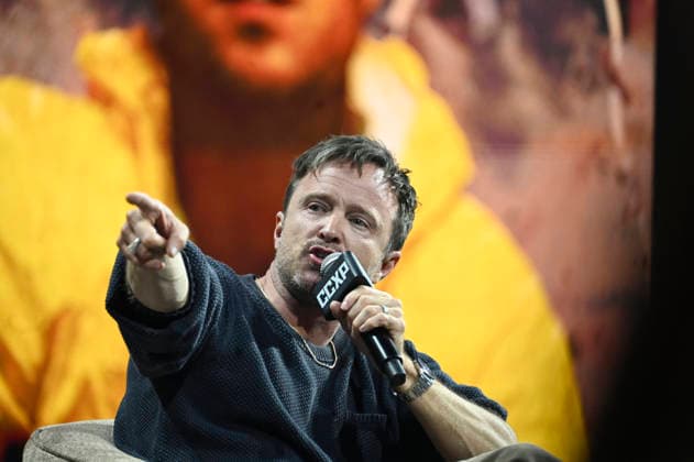 April 24, 2026, Mexico City, Ciudad de Mexico, Mexico: Aaron Paul speaks during a conference as part of pop culture festival CCXP Comic Con Experience at Centro Banamex on April 24, 2026 in Mexico City, Mexico. Mexico City Mexico - ZUMAe321 20260424_zea_e321_083 Copyright: xCarlosxTischlerx