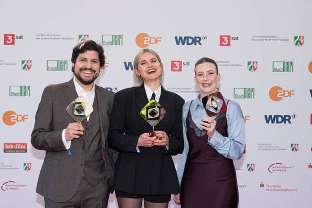 Marie Lina Smyrek, Canberk Köktürk, Grimme-Preis 2026: Prominenz und starke Bilder von der Gala in Marl - Grimme-Preis 2026: Prominenz und starke Bilder von der Gala in MarlNordrhein-Westfalen, Marl, Deutschland Copyright: 7aktuell.dex xMarcxGruber 20260424_GrimmePreisMarl-023