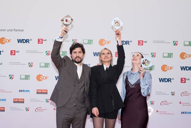 Marie Lina Smyrek, Canberk Köktürk, Grimme-Preis 2026: Prominenz und starke Bilder von der Gala in Marl - Grimme-Preis 2026: Prominenz und starke Bilder von der Gala in MarlNordrhein-Westfalen, Marl, Deutschland Copyright: 7aktuell.dex xMarcxGruber 20260424_GrimmePreisMarl-025