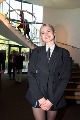 Marie Lina Smyrek, Grimme-Preis 2026: Prominenz und starke Bilder von der Gala in Marl - Grimme-Preis 2026: Prominenz und starke Bilder von der Gala in MarlNordrhein-Westfalen, Marl, Deutschland Copyright: 7aktuell.dex xMarcxGruber 20260424_GrimmePreisMarl-120