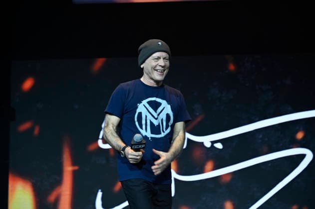 April 24, 2026, Mexico City, Ciudad de Mexico, Mexico: Bruce Dickinson attends a keynote address as part of pop culture festival CCXP Comic Con Experience at Centro Banamex on April 24, 2026 in Mexico City, Mexico. Mexico City Mexico - ZUMAe321 20260424_zea_e321_050 Copyright: xCarlosxTischlerx