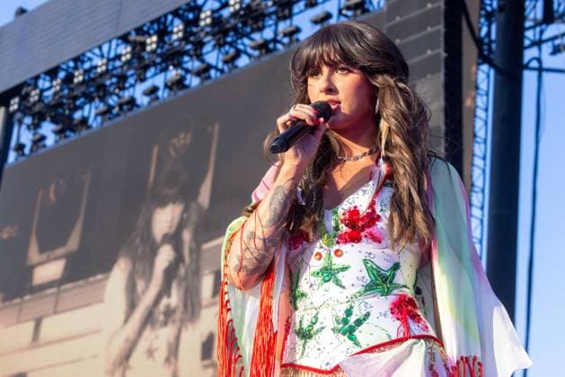 April 24, 2026, Indio, California, U.S: Musician ELLA LANGLEY during Stagecoach Music Festival at Empire Polo Club in Indio, California Indio U.S  - ZUMAs135 20260424_zap_s135_021 Copyright: xDanielxDeSloverx