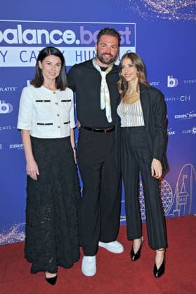 Balance Boost Days by Cathy Hummels . Benjamin Heinrich mit Cathy Hummels und Katja Mack anläßlich der Balance Boost Days by Cathy Hummels am 24.04.2026 im Europapark Rust. 20260424MWI118246
