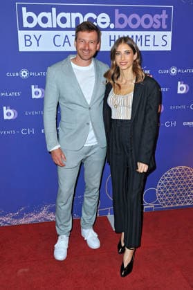 Balance Boost Days by Cathy Hummels . Ben Blaskovic mit Cathy Hummels anläßlich der Balance Boost Days by Cathy Hummels am 24.04.2026 im Europapark Rust. 20260424MWI118174