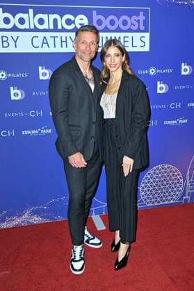 Balance Boost Days by Cathy Hummels . Florian Ambrosius mit Cathy Hummels anläßlich der Balance Boost Days by Cathy Hummels am 24.04.2026 im Europapark Rust. 20260424MWI118201