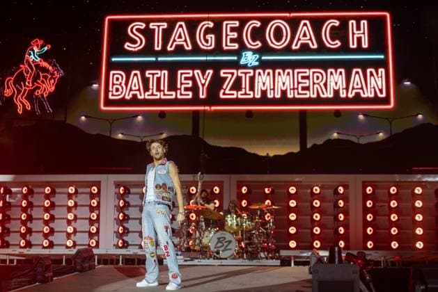 April 24, 2026, Indio, California, U.S: BAILEY ZIMMERMAN during Stagecoach Music Festival at Empire Polo Club in Indio, California Indio U.S  - ZUMAs135 20260424_zap_s135_078 Copyright: xDanielxDeSloverx