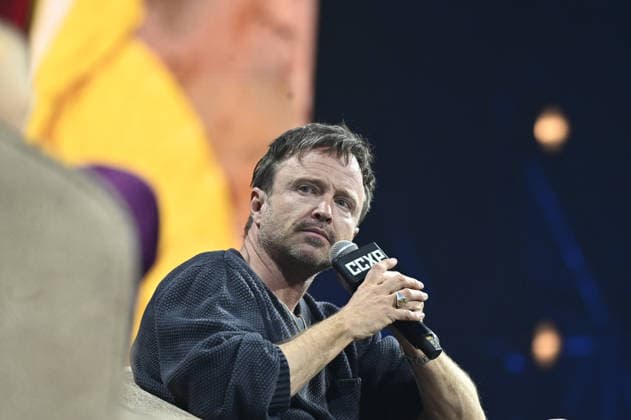 CCXP Comic Con Experience at Centro Banamex on day 1 Featuring: Aaron Paul Where: Mexico City, Mexico When: 24 Apr 2026 Credit: Carlos Tischler EyePix INSTARimages EDITORIAL USE ONLY. NOT FOR USE BY NEWSPAPERS BASED IN THE UK. Copyright: xx instar55643668