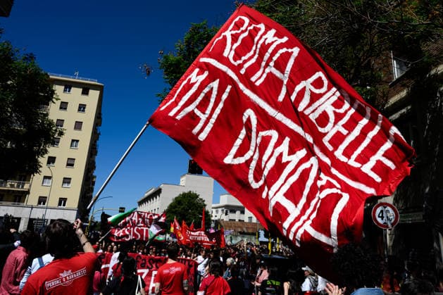 Tens of thousands of people take part in the march marking the 81st anniversary of Liberation Day in Rome on 25 April 2026. Liberation Day is a national holiday in the Italian Republic, celebrated every 25 April to commemorate Italy™s liberation from Nazi occupation and fascism, achieved thanks to the efforts of the Italian Resistance and the Allies. AndreaxStaccioli