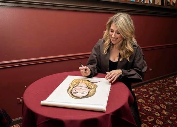 April 24, 2026, New York, Ny, United States: Caissie Levy joins the legendary wall of caricatures at Sardi s. Held at SardiÃ¢â‚¬â ¢s in New York. Zuma Press April 24, 2026. New York United States  - ZUMAp281 20260424_zea_p281_031 Copyright: xPhotoxImagexPressx