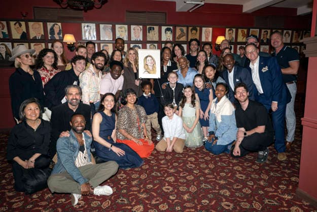 April 24, 2026, New York, Ny, United States: Caissie Levy and Ragtime Cast at Caissie Levy joins the legendary wall of caricatures at Sardi s. Held at SardiÃ¢â‚¬â ¢s in New York. Zuma Press April 24, 2026. New York United States - ZUMAp281 20260424_zea_p281_046 Copyright: xPhotoxImagexPressx