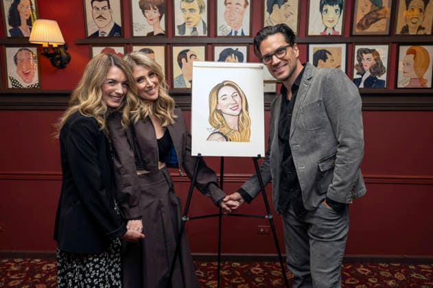 April 24, 2026, New York, Ny, United States: Caissie Levy and Will Swenson at Caissie Levy joins the legendary wall of caricatures at Sardi s. Held at SardiÃ¢â‚¬â ¢s in New York. Zuma Press April 24, 2026. New York United States - ZUMAp281 20260424_zea_p281_052 Copyright: xPhotoxImagexPressx