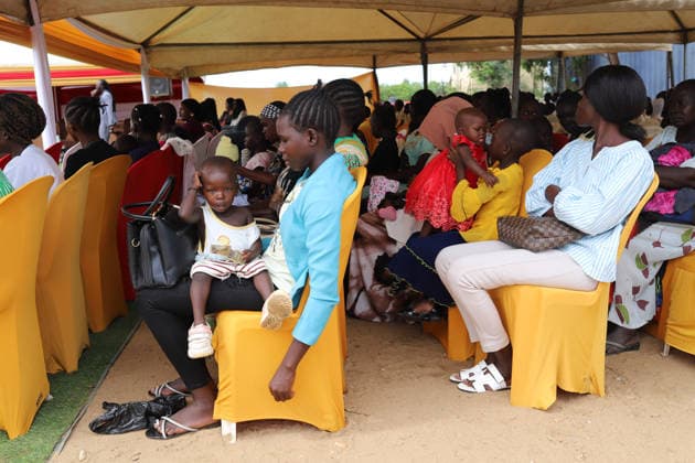 April 25, 2026, Juba, Ces Juba, South Sudan: South Sudan marked World Malaria Day in Juba with the launch of a nationwide distribution campaign for Long Lasting Insecticidal Nets (LLINs), aimed at protecting families and reducing malaria transmission. The event brought together government officials, international partners, and community groups, alongside health outreach activities, awareness messages, cultural performances, and a mobile health fair offering screening and public education services. The campaign focuses on protecting the most vulnerable groups, especially children and pregnant women. Juba South Sudan  - ZUMAb132 20260425_zip_b132_001 Copyright: xSamirxBolx