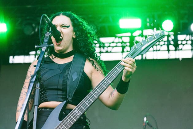 SaO PAULO, SP - 25.04.2026: BANGERS OPEN AIR 2026 - The death metal band Crypta performs on the Sun Stage at the Bangers Open Air 2026 festival held at the Memorial da AmÃ rica Latina on the afternoon of this Saturday (25) x2931891x  YurixMurakami