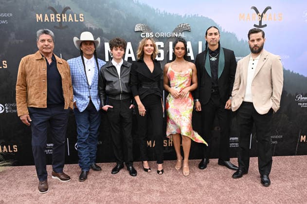 ˜Marshals™ FYC Gil Birmingham, Mo Brings Plenty, Brecken Merrill, Arielle Kebbel, Ash Santos, Tatanka Means and Logan Marshall-Green arriving to the Marshals? FYC held at Paramount Studios on April 25, 2026 in Hollywood, CA. Hollywood Paramount Studios California USA Copyright: xLisaxOConnorx xAFF-USA.comx