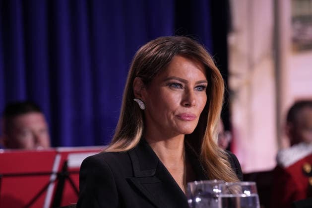 First Lady Melania Trump participates in the White House Correspondents Association Dinner in Washington, DC on Saturday, April 25, 2026.  WASP20260425115 YurixGripas