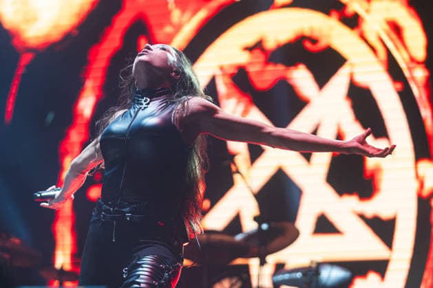 SaO PAULO, SP - 25.04.2026: BANGERS OPEN AIR 2026 - The band Arch Enemy performs on the Hot Stage at the Bangers Open Air 2026 festival held at the Memorial da AmÃ rica Latina on Saturday night (25) x2932092x  YurixMurakami