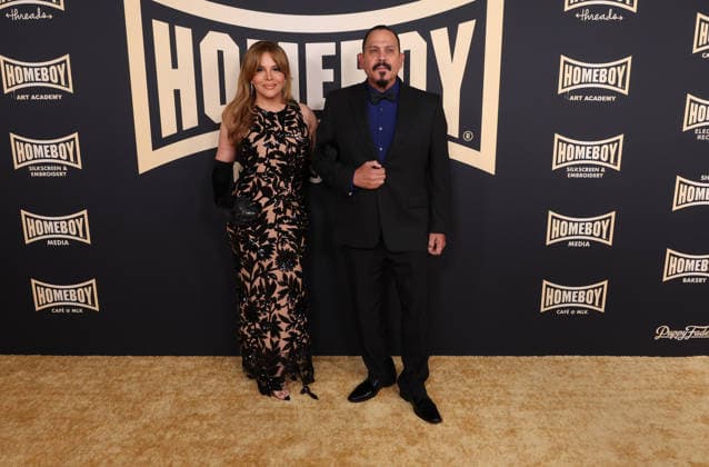 Homeboy Industries 2026 Lo Maximo Awards And Fundraising Gala Los Angeles CA April 25- Yadi Rivera, Emilio Rivera. 2026 Lo Maximo Awards And Fundraising Gala at The JW Marriott .A. LIVE in Los Angele on April 25, 2026 Copyright AdMedia Los Angeles CA United States EDITORIAL USE ONLY  Copyright: xx ADx admphotostwo984423