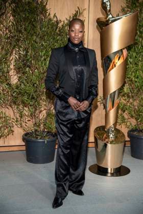 ABB FILMPREISABEND- Florence Kasumba zu Gast auf dem Nominiertenabend zum DEUTSCHEN FILMPREISES 2026 in der Landesvertretung Nordrhein-Westfalen am 25.04.2026 in Berlin Berlin Deutschland