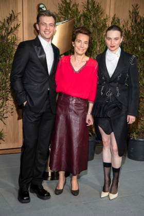 ABB FILMPREISABEND- Jannis Niewoehner, Sarah Duve-Schmid und Luna Wedler zu Gast auf dem Nominiertenabend zum DEUTSCHEN FILMPREISES 2026 in der Landesvertretung Nordrhein-Westfalen am 25.04.2026 in Berlin Berlin Deutschland