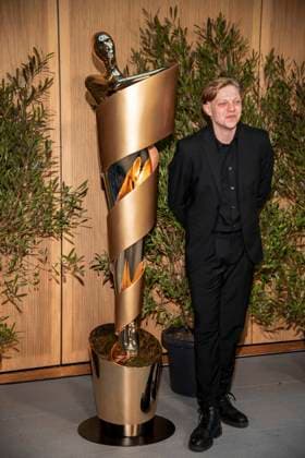 ABB FILMPREISABEND- Leonhard Kunz zu Gast auf dem Nominiertenabend zum DEUTSCHEN FILMPREISES 2026 in der Landesvertretung Nordrhein-Westfalen am 25.04.2026 in Berlin Berlin Deutschland