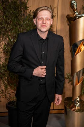 ABB FILMPREISABEND- Leonhard Kunz zu Gast auf dem Nominiertenabend zum DEUTSCHEN FILMPREISES 2026 in der Landesvertretung Nordrhein-Westfalen am 25.04.2026 in Berlin Berlin Deutschland