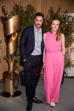 ABB FILMPREISABEND- Martin Heisler und Katharina Bergfeld zu Gast auf dem Nominiertenabend zum DEUTSCHEN FILMPREISES 2026 in der Landesvertretung Nordrhein-Westfalen am 25.04.2026 in Berlin Berlin Deutschland