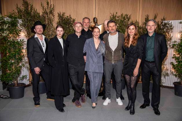 ABB FILMPREISABEND- Katharina Stark, Bruno Aleaxander, Anne Ratte-Polle, Simon Verhoeven und Janine Jackowski zu Gast auf dem Nominiertenabend zum DEUTSCHEN FILMPREISES 2026 in der Landesvertretung Nordrhein-Westfalen am 25.04.2026 in Berlin Berlin Deutschland