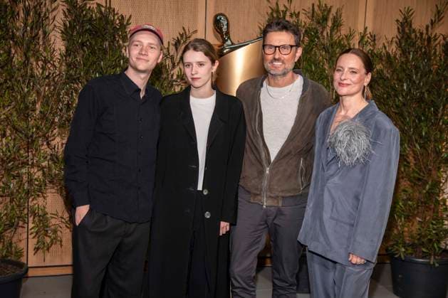 ABB FILMPREISABEND- Bruno Aleaxander, Katharina Stark, Simon Verhoeven und Anne Ratte-Polle zu Gast auf dem Nominiertenabend zum DEUTSCHEN FILMPREISES 2026 in der Landesvertretung Nordrhein-Westfalen am 25.04.2026 in Berlin Berlin Deutschland