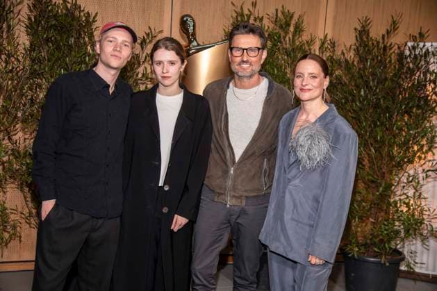 ABB FILMPREISABEND- Bruno Aleaxander, Katharina Stark, Simon Verhoeven und Anne Ratte-Polle zu Gast auf dem Nominiertenabend zum DEUTSCHEN FILMPREISES 2026 in der Landesvertretung Nordrhein-Westfalen am 25.04.2026 in Berlin Berlin Deutschland