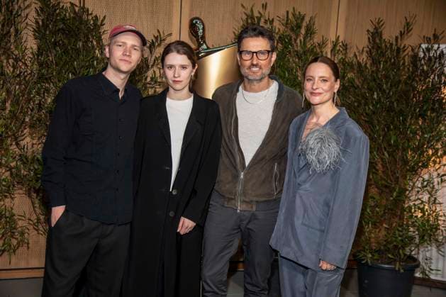 ABB FILMPREISABEND- Bruno Aleaxander, Katharina Stark, Simon Verhoeven und Anne Ratte-Polle zu Gast auf dem Nominiertenabend zum DEUTSCHEN FILMPREISES 2026 in der Landesvertretung Nordrhein-Westfalen am 25.04.2026 in Berlin Berlin Deutschland