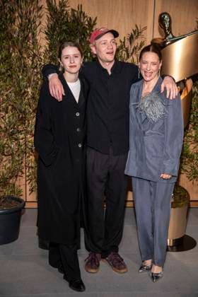 ABB FILMPREISABEND- Katharina Stark, Bruno Aleaxander und Anne Ratte-Polle zu Gast auf dem Nominiertenabend zum DEUTSCHEN FILMPREISES 2026 in der Landesvertretung Nordrhein-Westfalen am 25.04.2026 in Berlin Berlin Deutschland