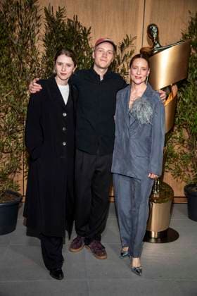 ABB FILMPREISABEND- Katharina Stark, Bruno Aleaxander und Anne Ratte-Polle zu Gast auf dem Nominiertenabend zum DEUTSCHEN FILMPREISES 2026 in der Landesvertretung Nordrhein-Westfalen am 25.04.2026 in Berlin Berlin Deutschland