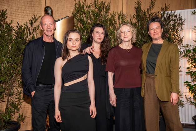 ABB FILMPREISABEND- Lucas Schmidt, Lena Urzendowsky, Claudia Geisler-Bading und Luise Peter zu Gast auf dem Nominiertenabend zum DEUTSCHEN FILMPREISES 2026 in der Landesvertretung Nordrhein-Westfalen am 25.04.2026 in Berlin Berlin Deutschland