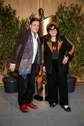 ABB FILMPREISABEND- Alexander Dumreicher-Ivanceanu und Bady Minck zu Gast auf dem Nominiertenabend zum DEUTSCHEN FILMPREISES 2026 in der Landesvertretung Nordrhein-Westfalen am 25.04.2026 in Berlin Berlin Deutschland