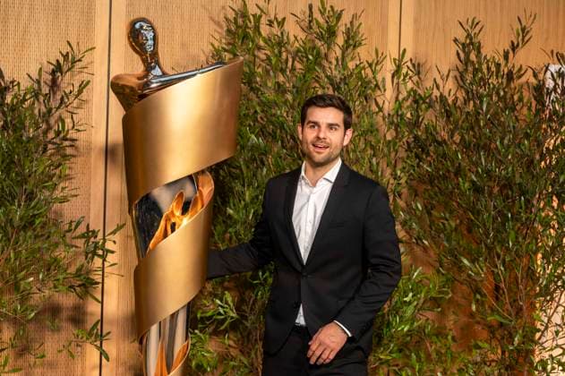 ABB FILMPREISABEND- Lucas Reiber Lola zu Gast auf dem Nominiertenabend zum DEUTSCHEN FILMPREISES 2026 in der Landesvertretung Nordrhein-Westfalen am 25.04.2026 in Berlin Berlin Deutschland