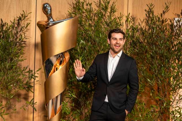 ABB FILMPREISABEND- Lucas Reiber Lola zu Gast auf dem Nominiertenabend zum DEUTSCHEN FILMPREISES 2026 in der Landesvertretung Nordrhein-Westfalen am 25.04.2026 in Berlin Berlin Deutschland