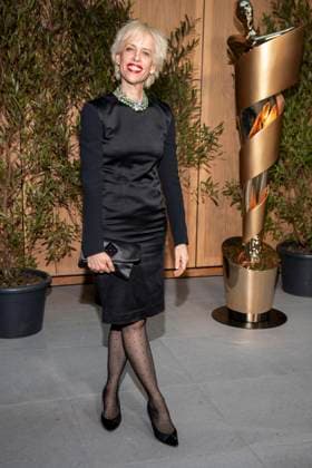 ABB FILMPREISABEND- Katja Eichinger zu Gast auf dem Nominiertenabend zum DEUTSCHEN FILMPREISES 2026 in der Landesvertretung Nordrhein-Westfalen am 25.04.2026 in Berlin Berlin Deutschland