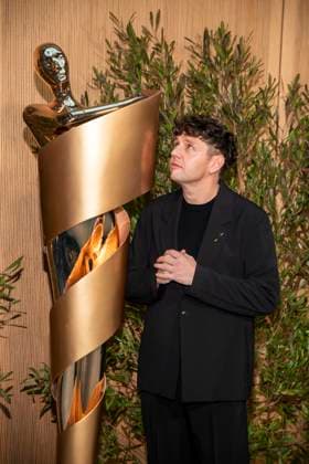 ABB FILMPREISABEND- Christian Friedel Lola zu Gast auf dem Nominiertenabend zum DEUTSCHEN FILMPREISES 2026 in der Landesvertretung Nordrhein-Westfalen am 25.04.2026 in Berlin Berlin Deutschland