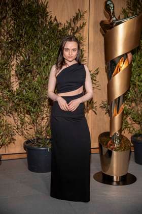ABB FILMPREISABEND- Lena Urzendowsky zu Gast auf dem Nominiertenabend zum DEUTSCHEN FILMPREISES 2026 in der Landesvertretung Nordrhein-Westfalen am 25.04.2026 in Berlin Berlin Deutschland