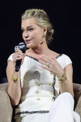 April 25, 2026, Mexico City, Ciudad de Mexico, Mexico: Rebecca Romijn attends the Star Trek: Strange New Worlds conference at pop culture festival CCXP Comic Con Experience at Centro Banamex on April 25, 2026 in Mexico City, Mexico. Mexico City Mexico - ZUMAe321 20260425_zea_e321_127 Copyright: xYamakxPereax