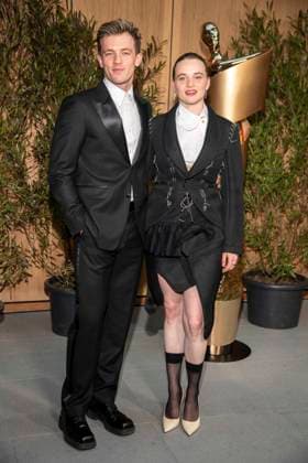 ABB FILMPREISABEND- Jannis Niewoehner und Luna Wedler zu Gast auf dem Nominiertenabend zum DEUTSCHEN FILMPREISES 2026 in der Landesvertretung Nordrhein-Westfalen am 25.04.2026 in Berlin Berlin Deutschland