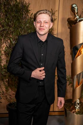 ABB FILMPREISABEND- Leonhard Kunz zu Gast auf dem Nominiertenabend zum DEUTSCHEN FILMPREISES 2026 in der Landesvertretung Nordrhein-Westfalen am 25.04.2026 in Berlin Berlin Deutschland