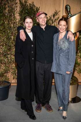 ABB FILMPREISABEND- Katharina Stark, Bruno Aleaxander und Anne Ratte-Polle zu Gast auf dem Nominiertenabend zum DEUTSCHEN FILMPREISES 2026 in der Landesvertretung Nordrhein-Westfalen am 25.04.2026 in Berlin Berlin Deutschland