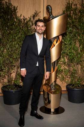 ABB FILMPREISABEND- Lucas Reiber zu Gast auf dem Nominiertenabend zum DEUTSCHEN FILMPREISES 2026 in der Landesvertretung Nordrhein-Westfalen am 25.04.2026 in Berlin Berlin Deutschland