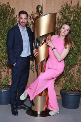 Deutscher Filmpreis, Nominiertenabend Martin Heisler, Katharina Bergfeld Nominiertenabend, Deutscher Filmpreis, Landesvertretung Nordrhein-Westfalen, Berlin Datum: 25.04.2026