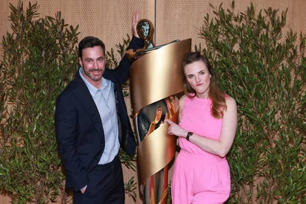 Deutscher Filmpreis, Nominiertenabend Martin Heisler, Katharina Bergfeld Nominiertenabend, Deutscher Filmpreis, Landesvertretung Nordrhein-Westfalen, Berlin Datum: 25.04.2026