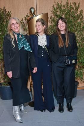 Deutscher Filmpreis, Nominiertenabend Irene Höfer, Sabine Lidl, Martina Goedicke Nominiertenabend, Deutscher Filmpreis, Landesvertretung Nordrhein-Westfalen, Berlin Datum: 25.04.2026