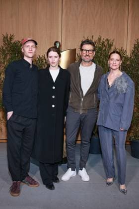 Deutscher Filmpreis, Nominiertenabend Bruno Alexander, Katharina Stark, Simon Verhoeven, Anne Ratte-Polle Nominiertenabend, Deutscher Filmpreis, Landesvertretung Nordrhein-Westfalen, Berlin Datum: 25.04.2026