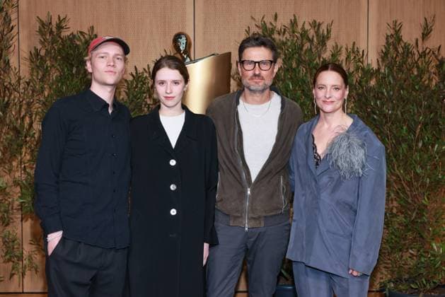 Deutscher Filmpreis, Nominiertenabend Bruno Alexander, Katharina Stark, Simon Verhoeven, Anne Ratte-Polle Nominiertenabend, Deutscher Filmpreis, Landesvertretung Nordrhein-Westfalen, Berlin Datum: 25.04.2026