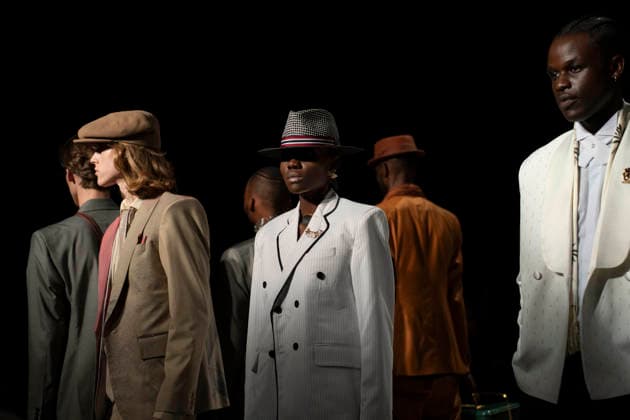 (260426) -- JOHANNESBURG, April 26, 2026 -- Models present creations during the South African Fashion Week in Johannesburg, South Africa, April 25, 2026. (Photo by Xinhua) SOUTH AFRICA-JOHANNESBURG-FASHION WEEK IhsaanxHaffejee 